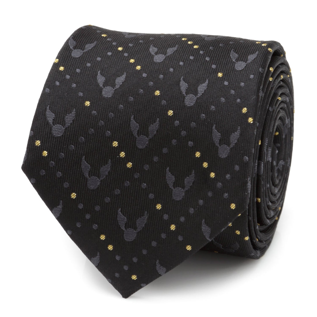Harry Potter Golden Snitch Black Silk Men&