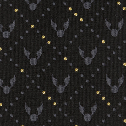 Harry Potter Golden Snitch Black Necktie Gift Set