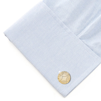 Harry Potter Golden Snitch Hidden Deathly Hallows Locket Cufflinks by Cufflinks.com