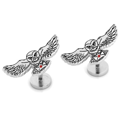 Harry Potter Hedwig Owl Cufflinks by Cufflinks.com