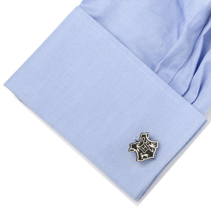 Harry Potter Hogwarts 3D Crest Cufflinks by Cufflinks.com