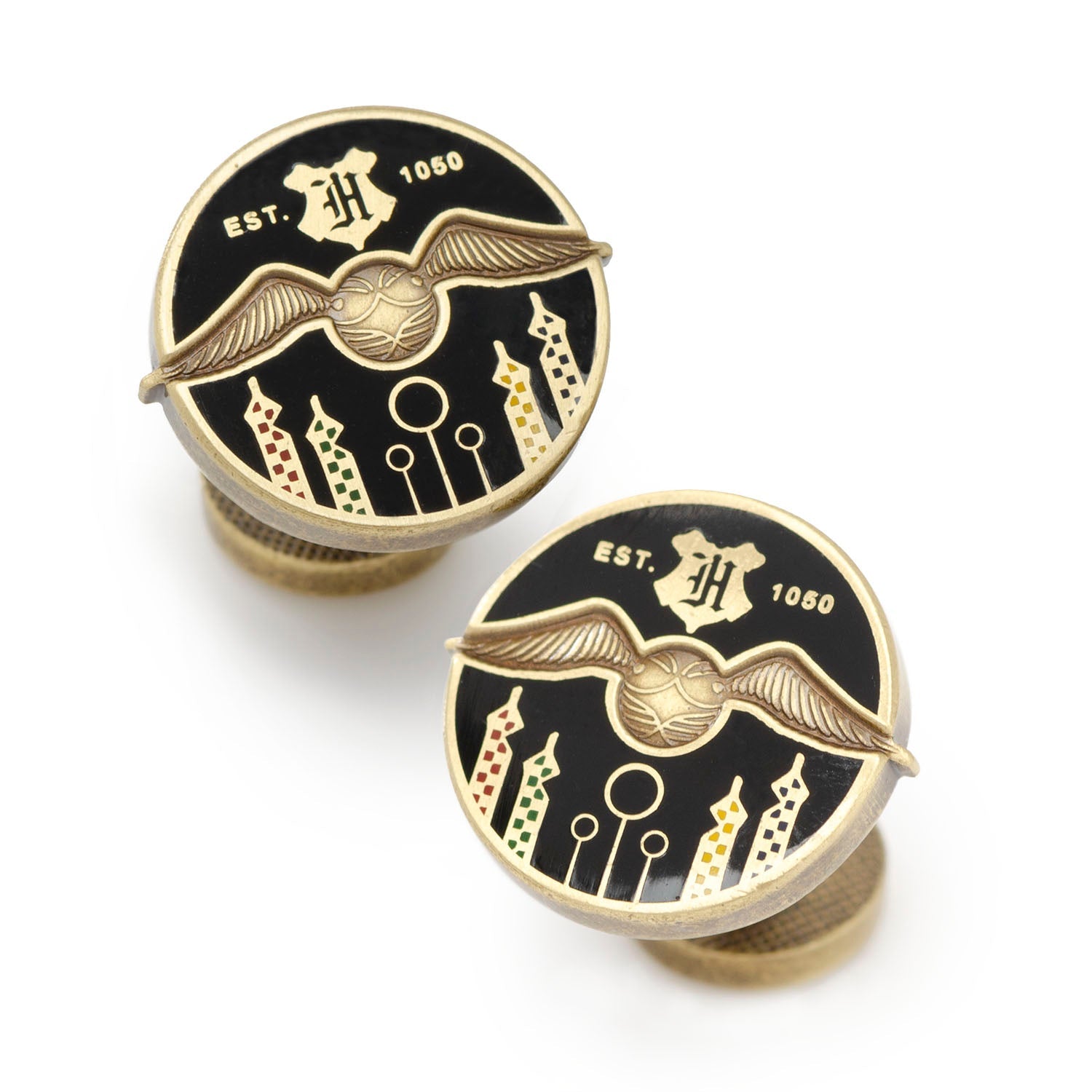 Harry Potter Quidditch Field Cufflinks by Cufflinks.com