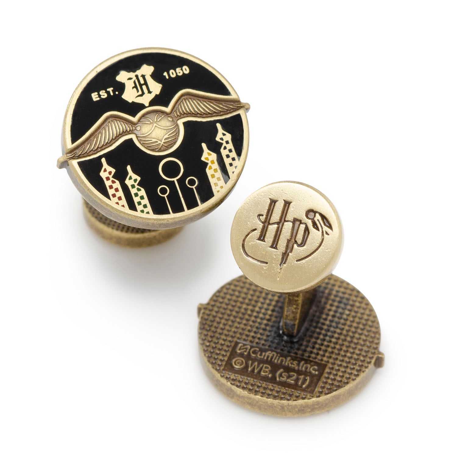Harry Potter Quidditch Field Cufflinks by Cufflinks.com