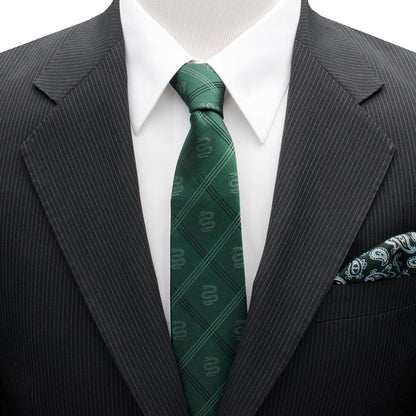 Harry Potter Slytherin Plaid Tie by Cufflinks.com