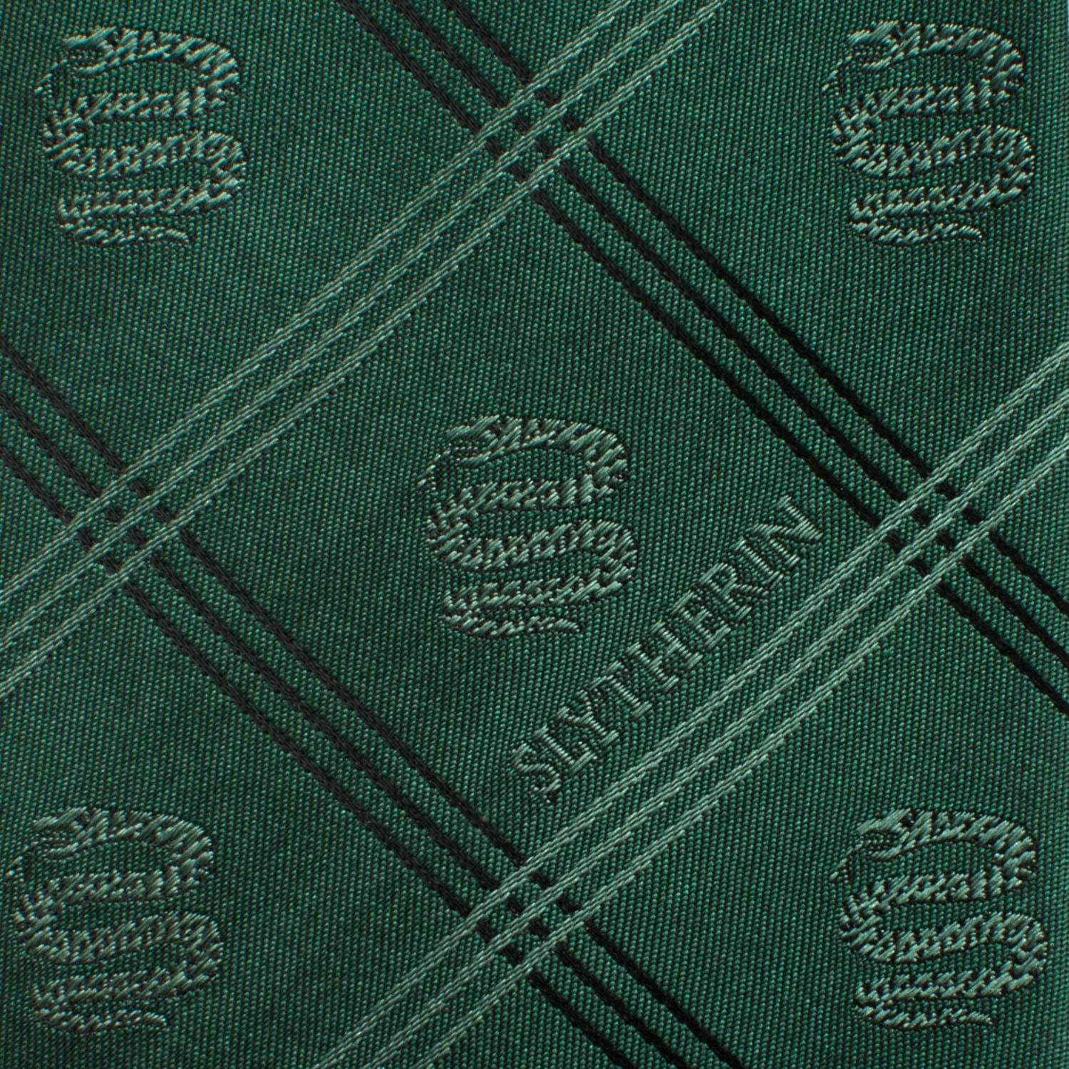 Harry Potter Slytherin Plaid Tie by Cufflinks.com
