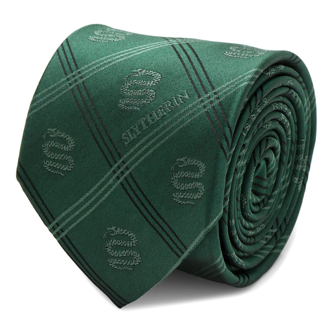 Harry Potter Slytherin Plaid Tie by Cufflinks.com