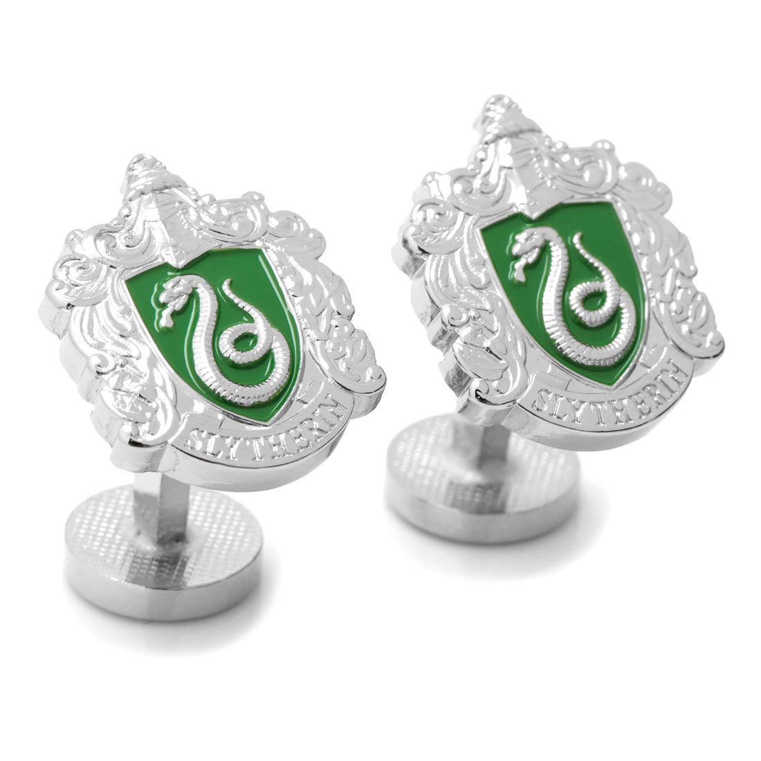 Harry Potter Slytherin Crest Cufflinks by Cufflinks.com