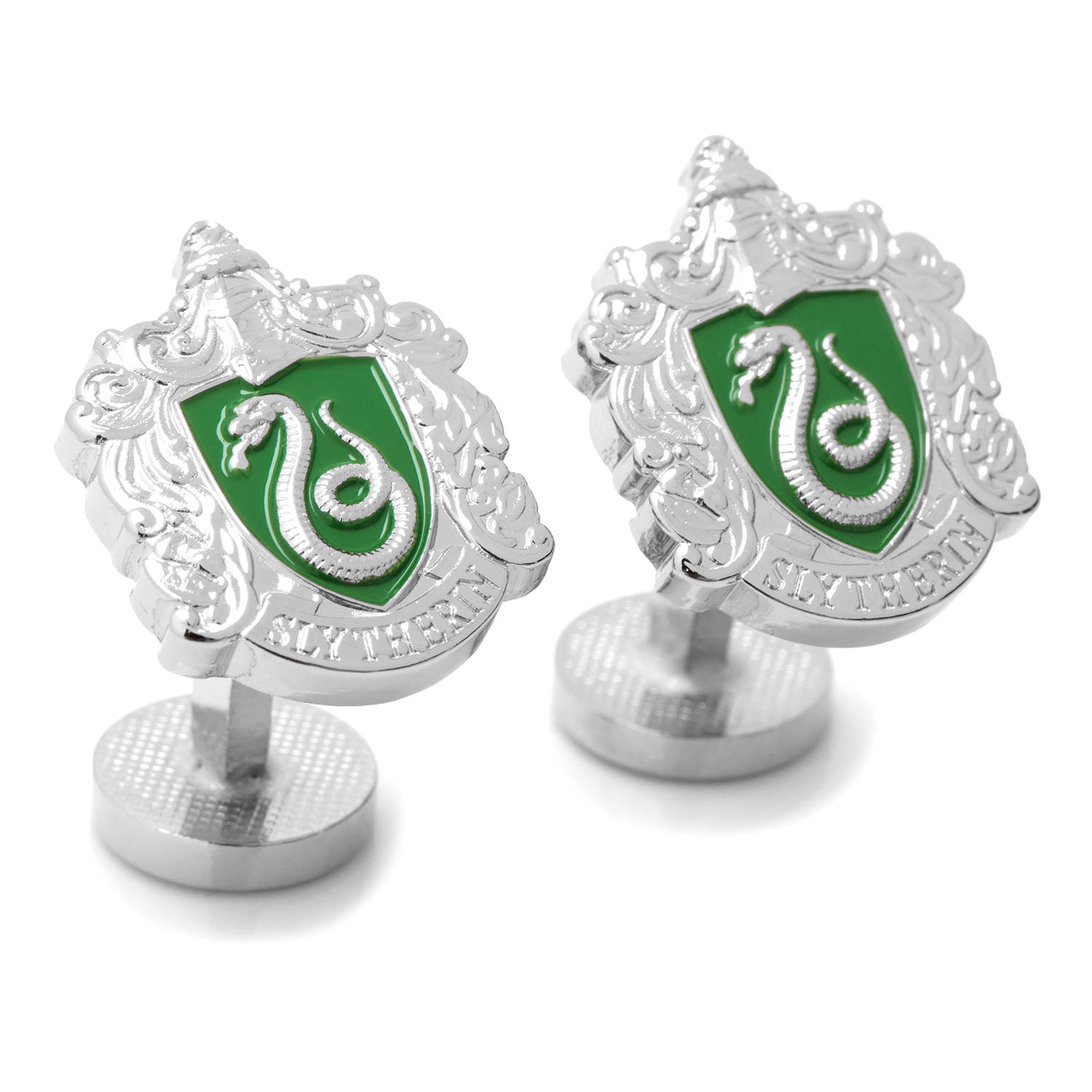 Harry Potter Slytherin Crest Cufflinks by Cufflinks.com