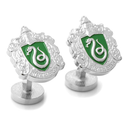 Harry Potter Slytherin Crest Cufflinks by Cufflinks.com