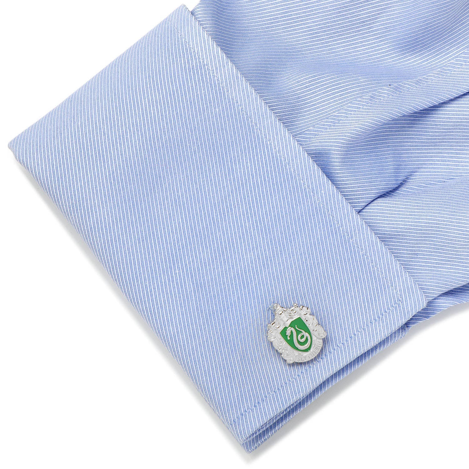 Harry Potter Slytherin Crest Cufflinks by Cufflinks.com