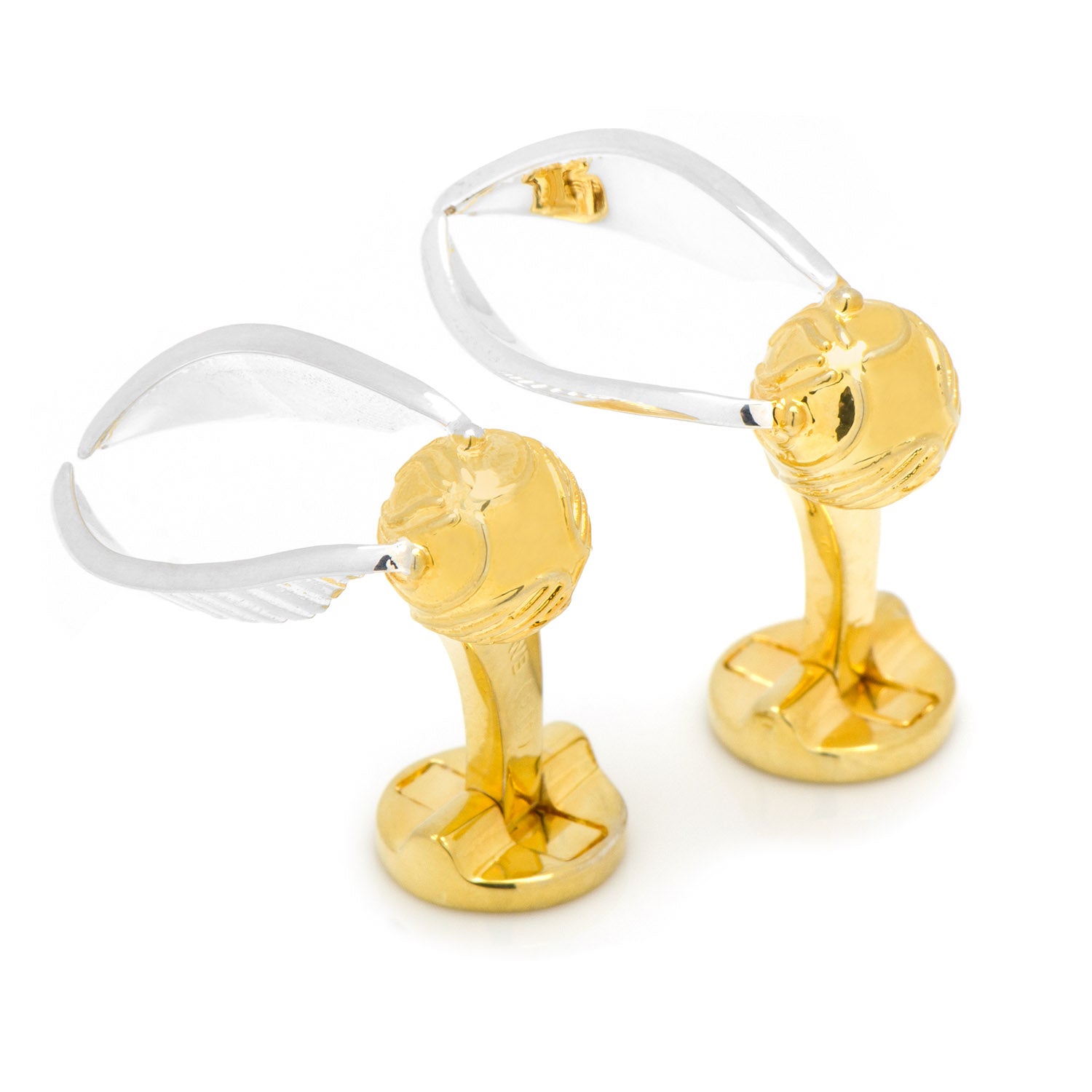 Harry Potter Golden Snitch 3D Cufflinks by Cufflinks.com