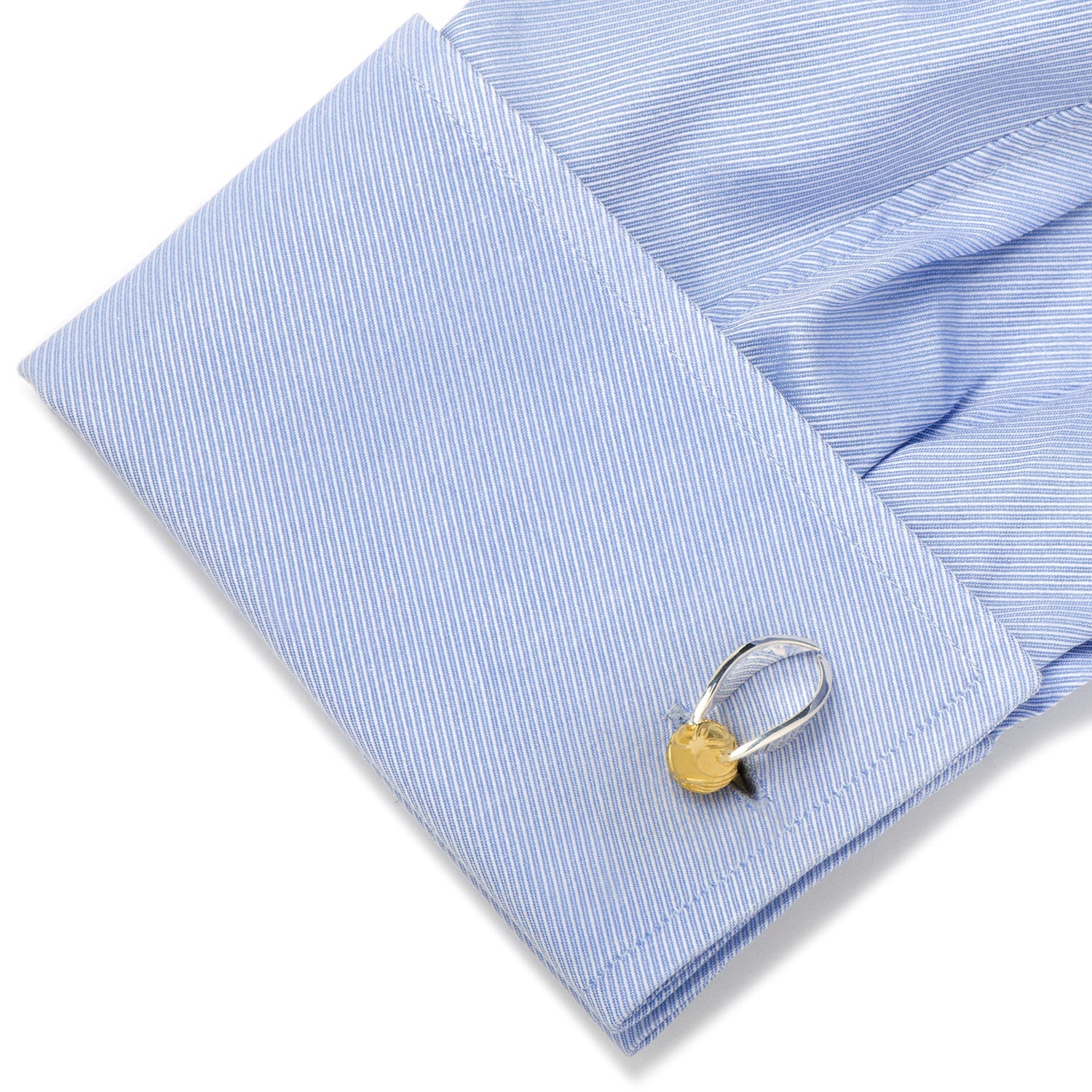Harry Potter Golden Snitch 3D Cufflinks by Cufflinks.com