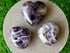 Polished Amethyst Heart Crystal, 2 Inch Pocket Heart Large Puffy Crystal Heart  DestGlow