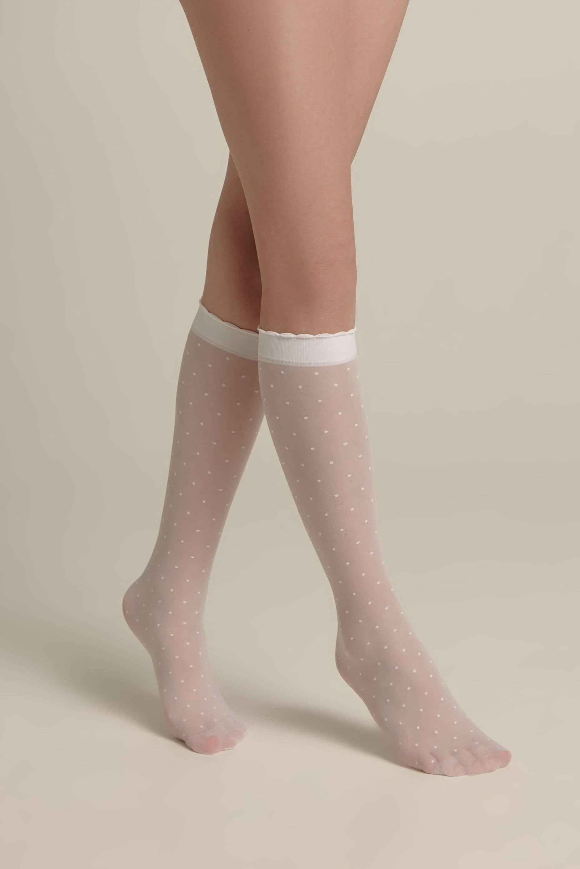 Conte Knee-Highs for girls Dots 20 Den
