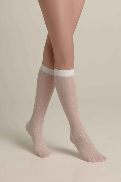 Conte Knee-Highs for girls Dots 20 Den