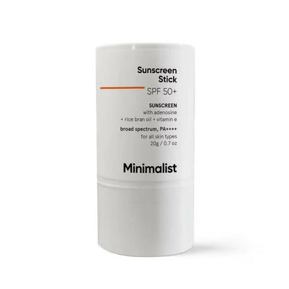 Minimalist SPF 50 Sunscreen Stick PA++++ With Adenosine, Rice Bran Oil &amp; Vitamin E