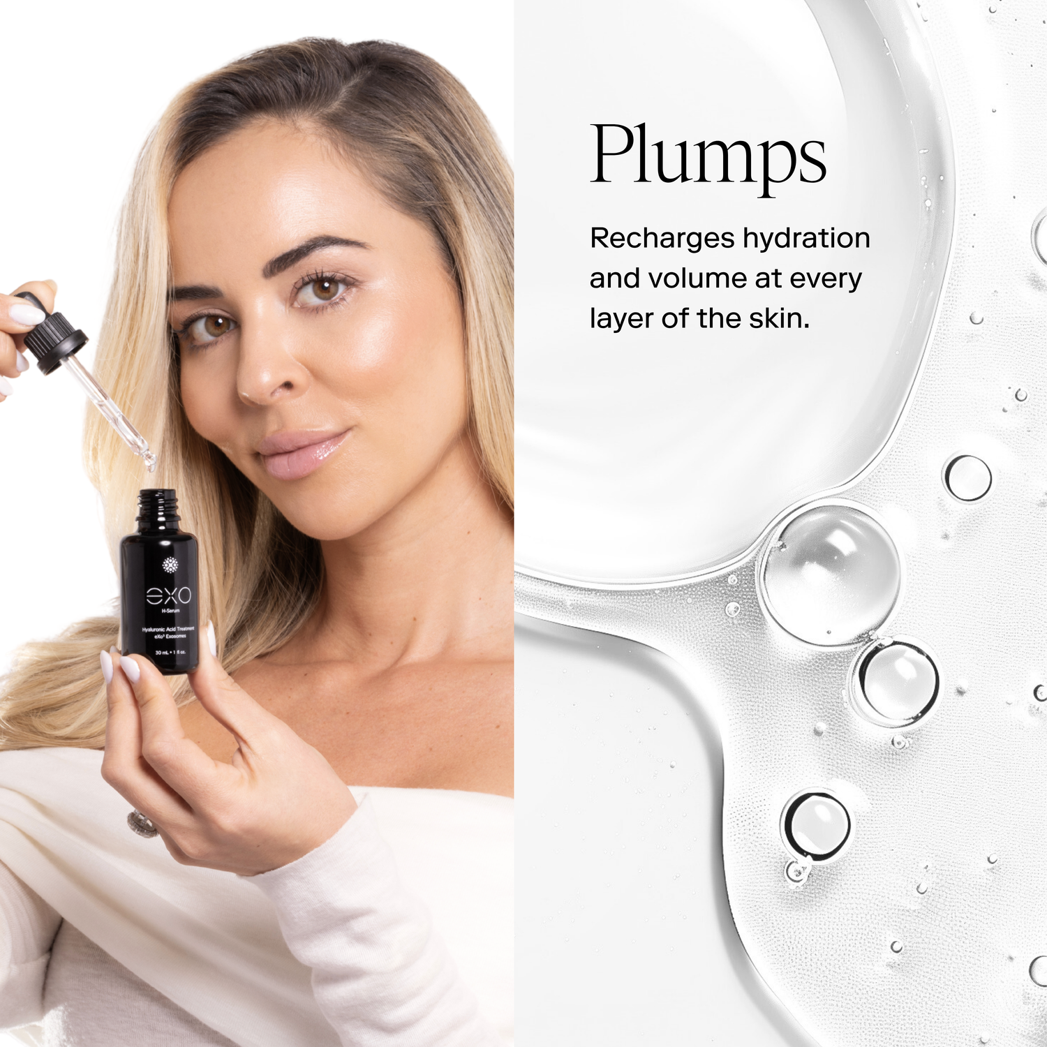 EXO H-SERUM™ Hyaluronic Acid Treatment / eXo³ Exosomes® by Exoceuticals