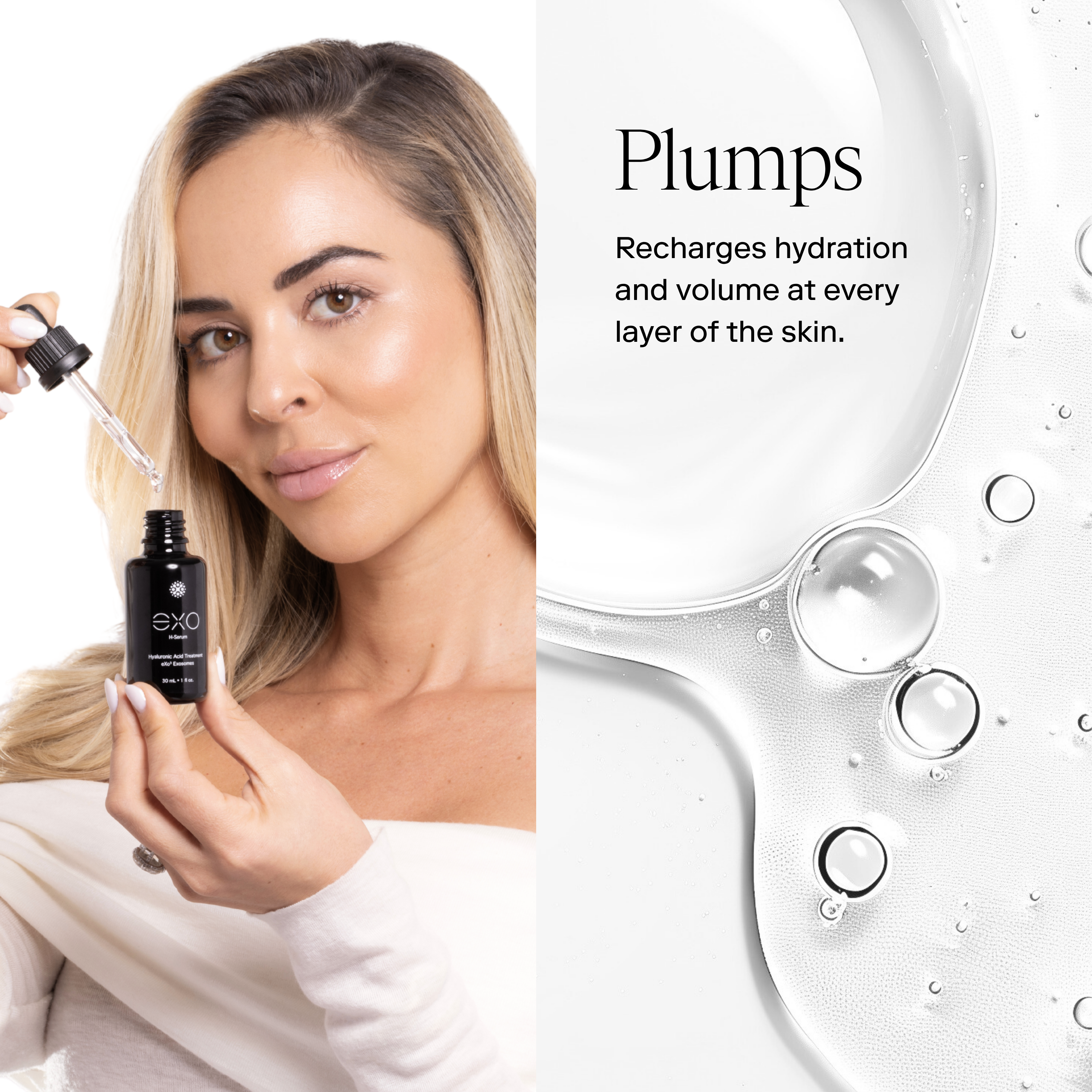 EXO H-SERUM™ Hyaluronic Acid Treatment / eXo³ Exosomes® by Exoceuticals
