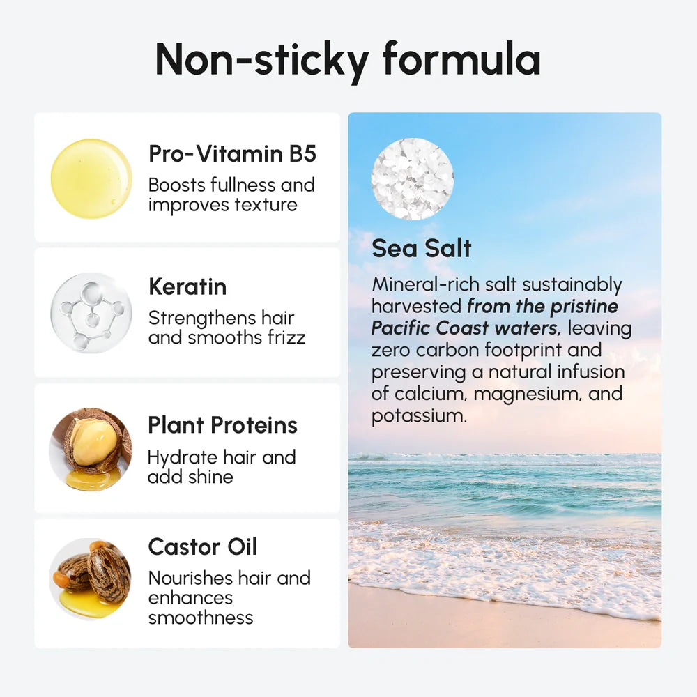 Keratin &amp; Sea Salt Hair Texturizer by Maree
