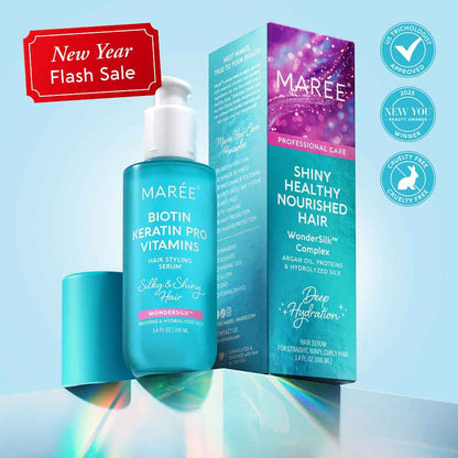 Keratin Oil Serum for Dry &amp; Damaged Hair 