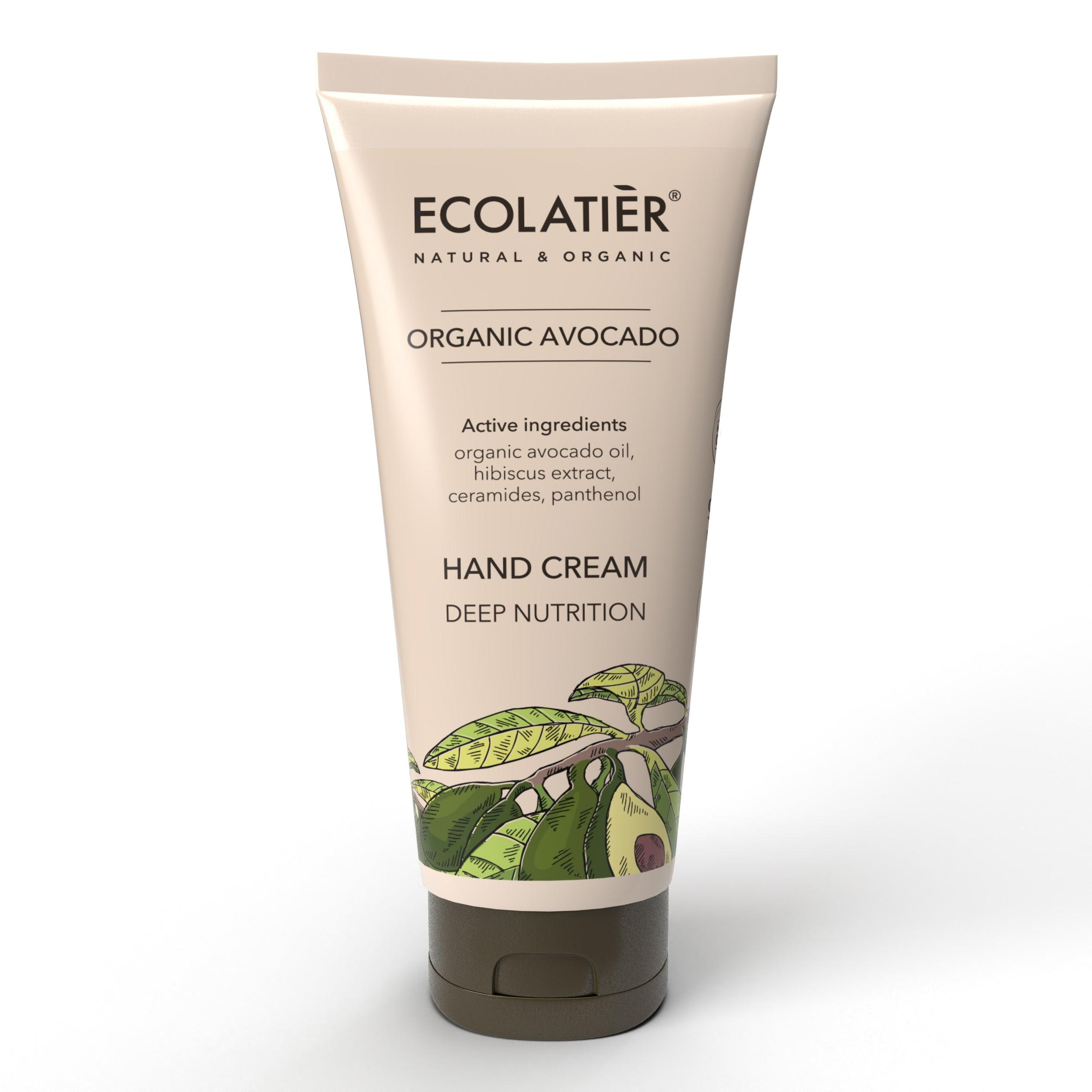 Hand Cream Deep Nutrition Organic Avocado by Damask Rose