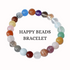 Happy Beads Crystal Bracelet, Assorted Crystal Bead Bracelet  DestGlow
