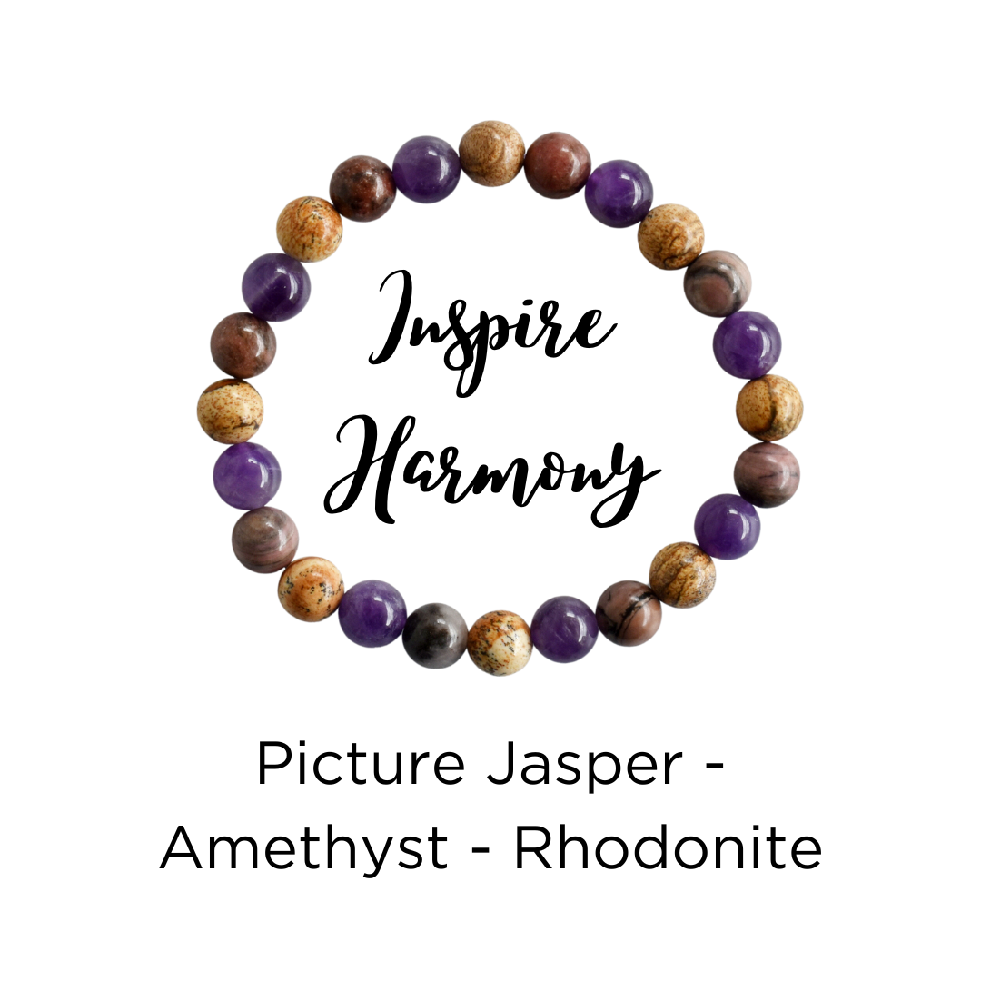 Inspire HARMONY Crystal Bracelet(Emotional Equilibrium and Compassion)  DestGlow