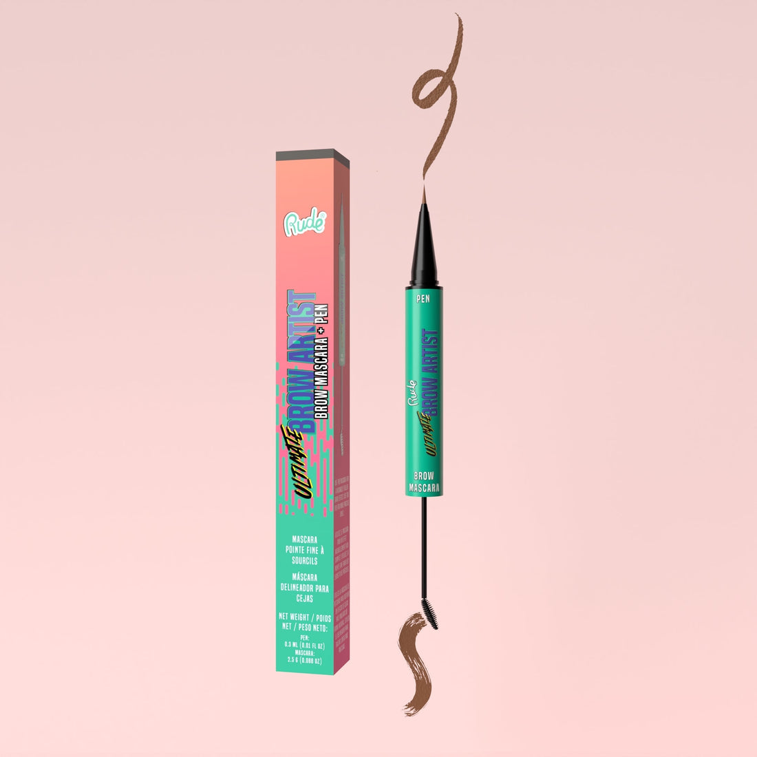 RUDE Ultimate Brow Artist Brow Mascara and Pen by Avera Group