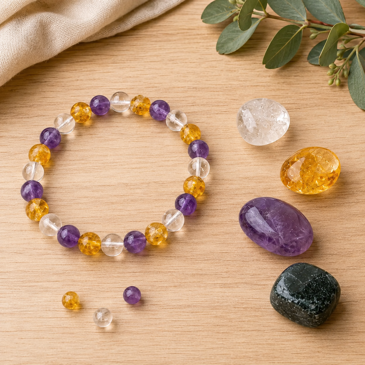 Promotes HEALTH Crystal Kit, Gemstone Tumble Kit, Health Crystal Gift Set