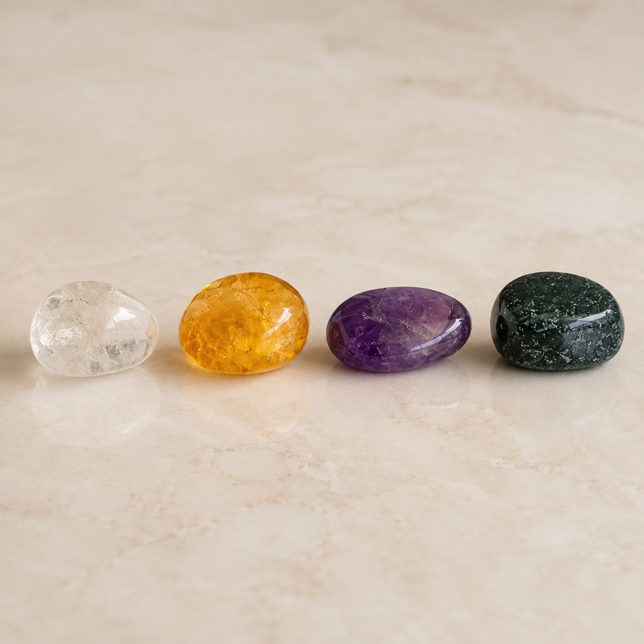 Promotes HEALTH Crystal Kit, Gemstone Tumble Kit, Health Crystal Gift Set