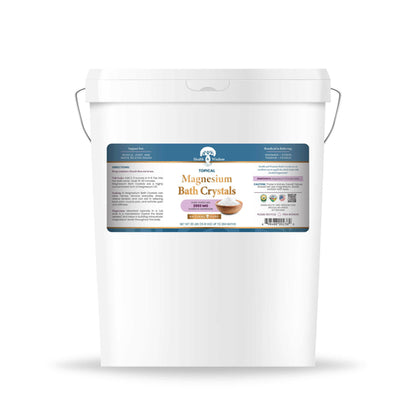 Magnesium Bath Crystals - Pure Magnesium Chloride Flakes for Relaxation & Muscle Relief