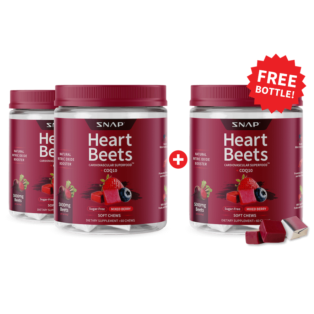 Heart Beets Chews - Buy 2, Get 1 FREE! by Snap Supplements