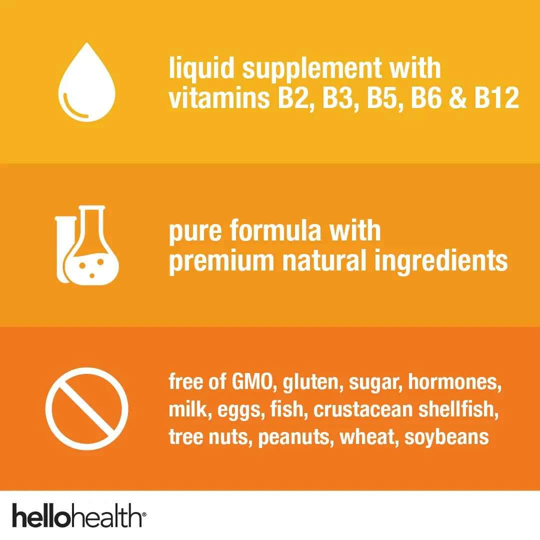 Happy Energy Vitamin B12 Plus – B12 Complex with B2, B3, B5 &amp; B6 for Energy, Focus &amp; Mood Support