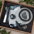 Hematite Crystal Gift Set For Emotional Support and Protection, Real Polished Gemstones.  DestGlow