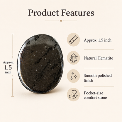 Hematite Pocket Stones (Focus and Strength)