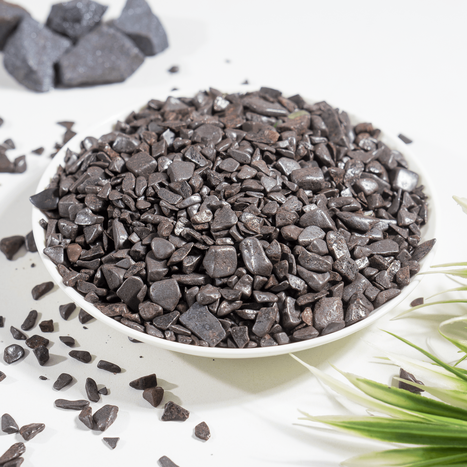 Hematite Gemstone Chips (Balance and Support The Healing Of Your Body)  DestGlow
