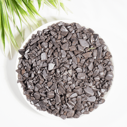 Hematite Gemstone Chips (Balance and Support The Healing Of Your Body)  DestGlow