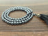 Hematite Gemstone Mala, 108 Prayer Bead Mala.  DestGlow
