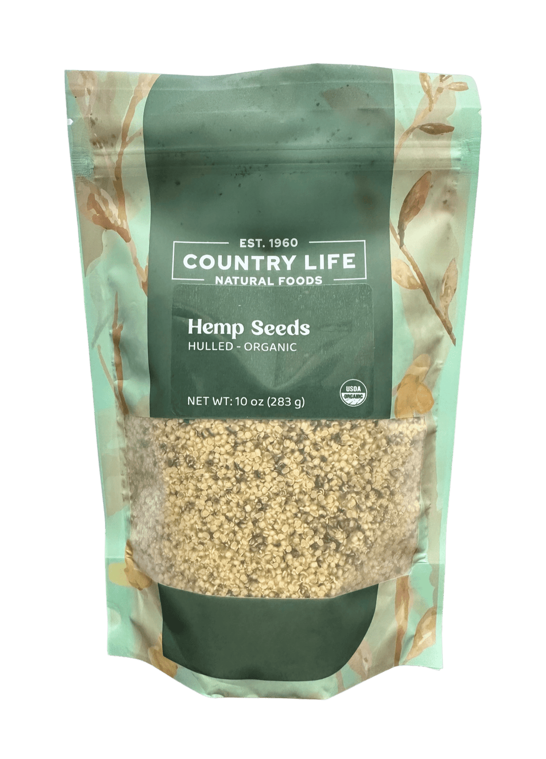 Hemp Seeds, Hulled, Organic by Country Life Natural Foods
