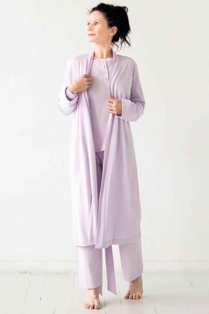 Straight Leg Pants in Pima Cotton