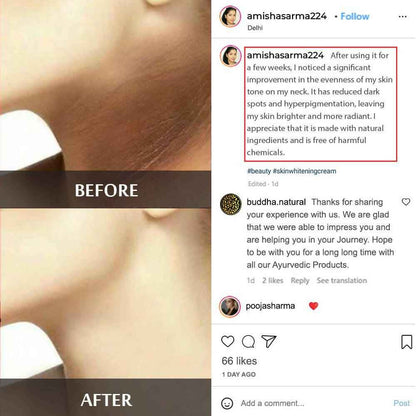 Buddha Natural Neck Whitening Cream