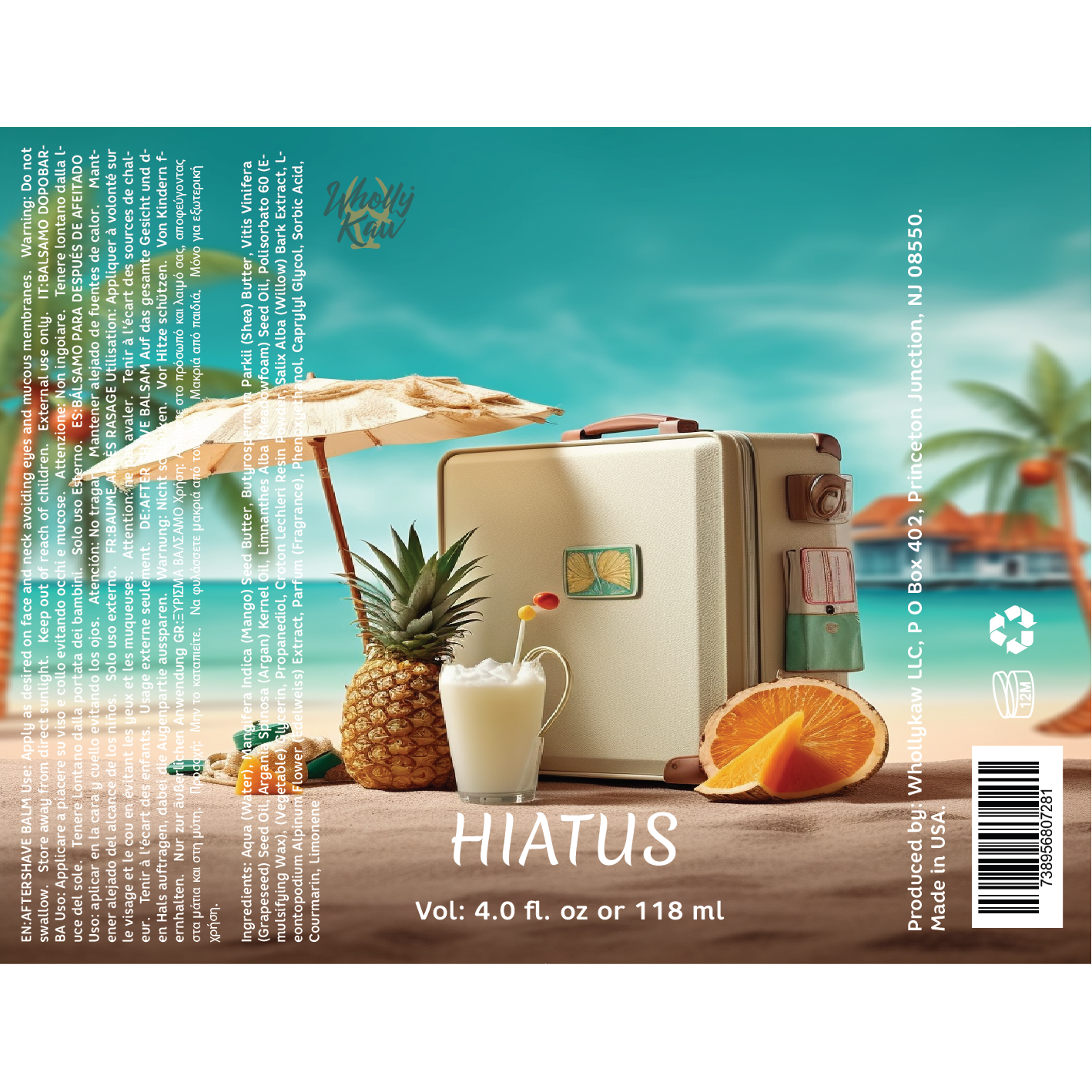 Wholly Kaw Hiatus Shaving Collection by Pasteur Pharmacy