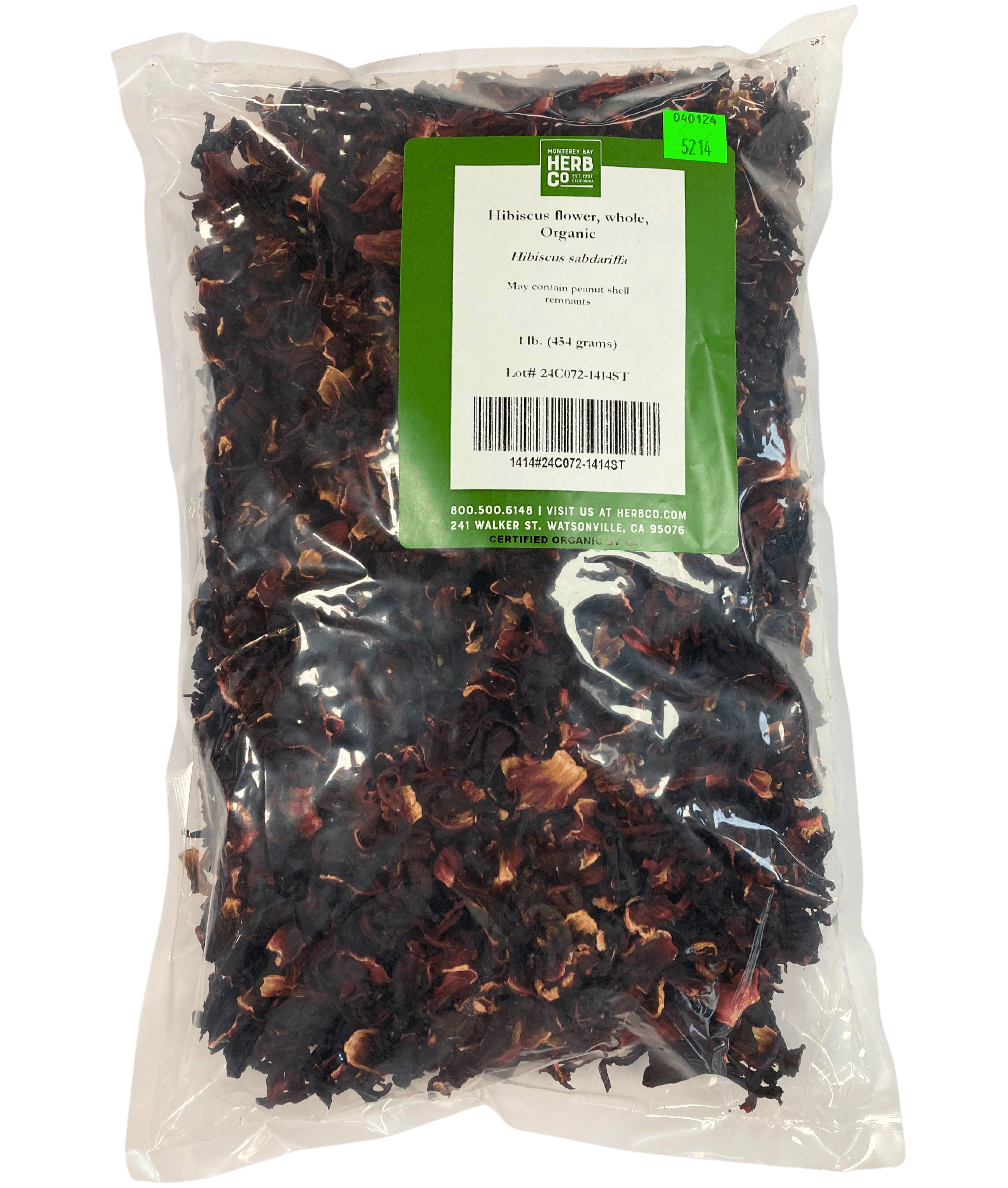 Hibiscus Flowers, Organic by Country Life Natural Foods