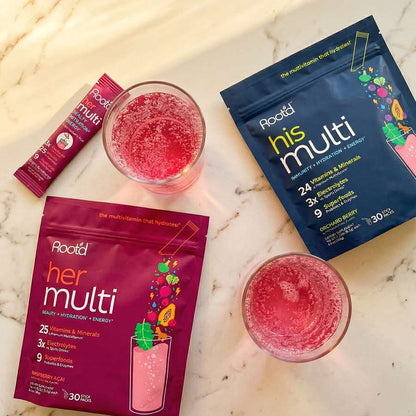 Couples’ Wellness Pack - The Hydrating Multivitamin - For Her &amp; Him by Root&