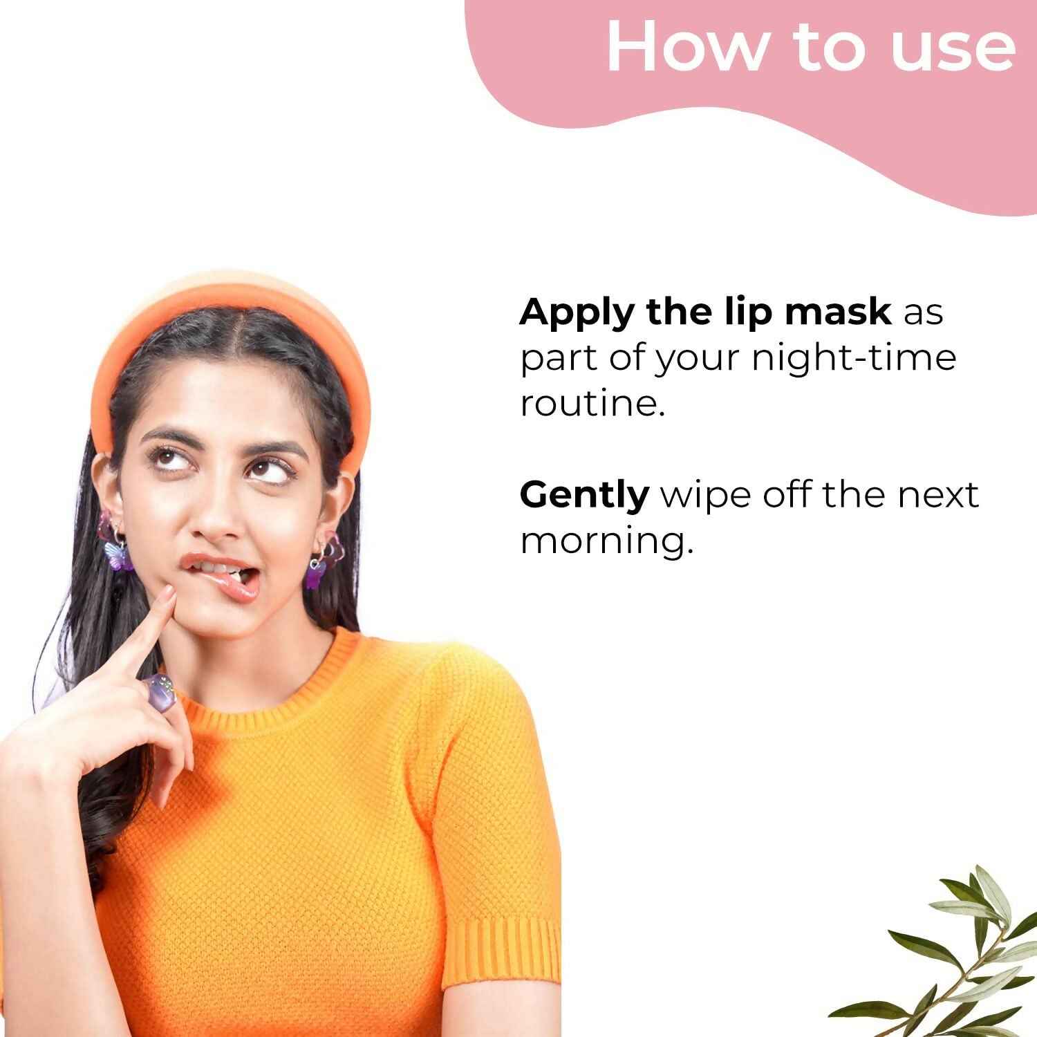 Pilgrim Spanish Lip Sleeping Mask (Bubblegum) with Shea Butter &amp; Pomegranate For Hydrated &amp; Soft Lips