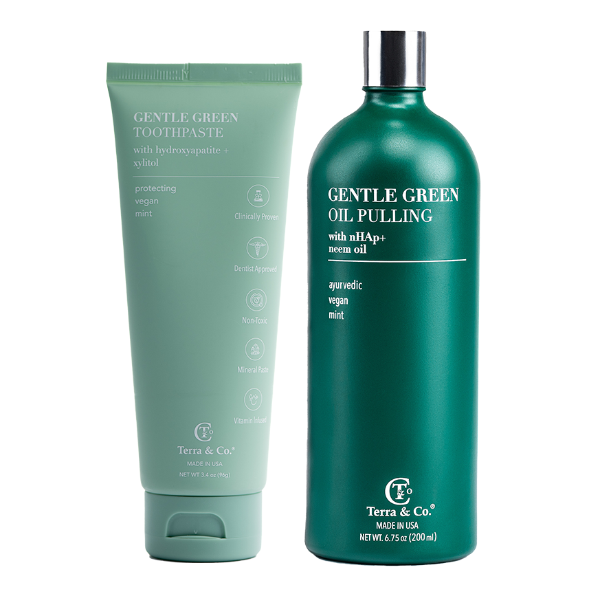 Gentle Green™ Sensitive Toothpaste with Hydroxyapatite &amp; B12 (Fluoride-Free, Natural Enamel Support &amp; Sensitive Teeth Relief) 