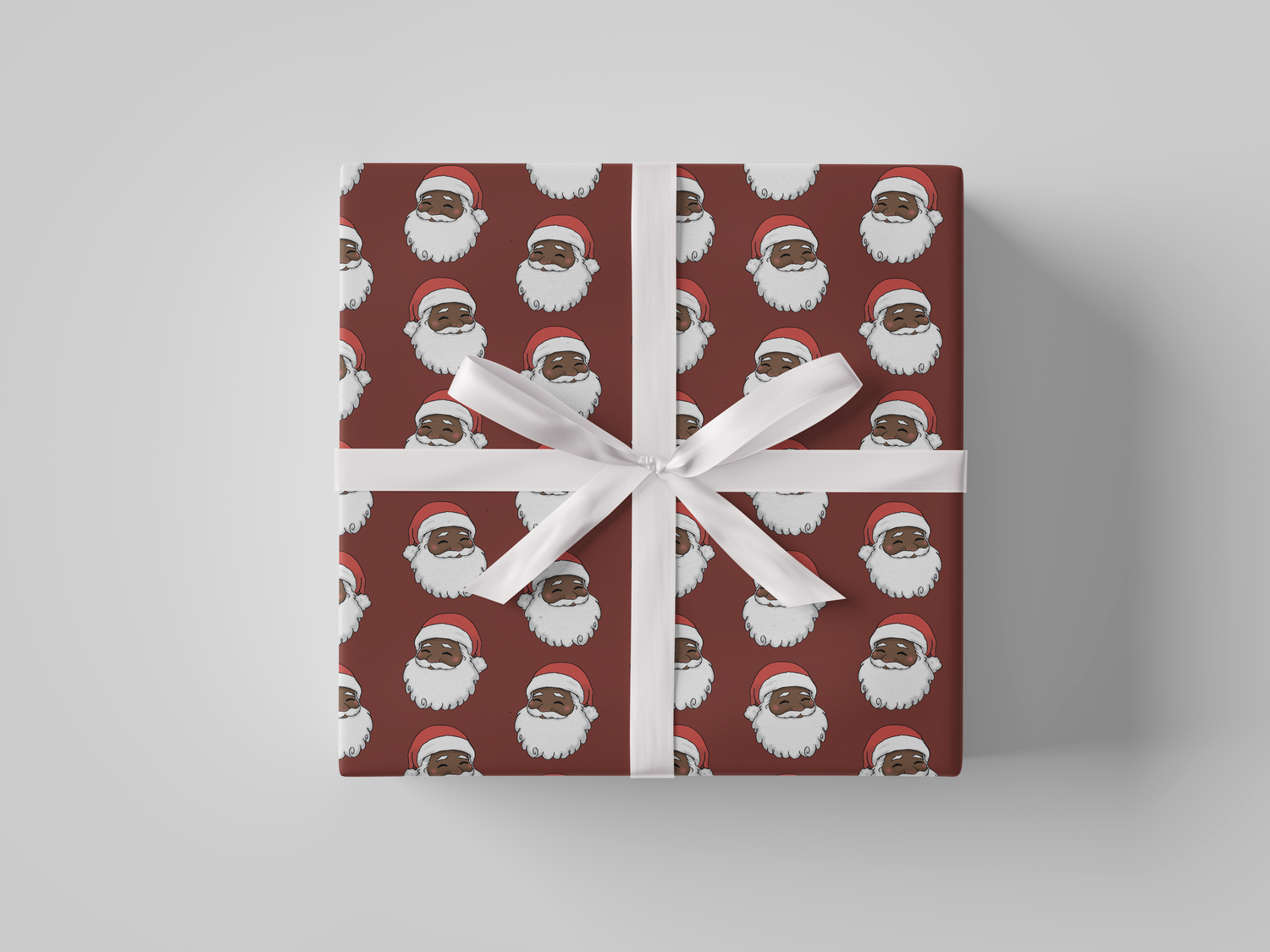Holly Jolly Santa Gift Wrap