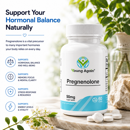 Pregnenolone - Memory And Cognitive Function Booster by Young Again
