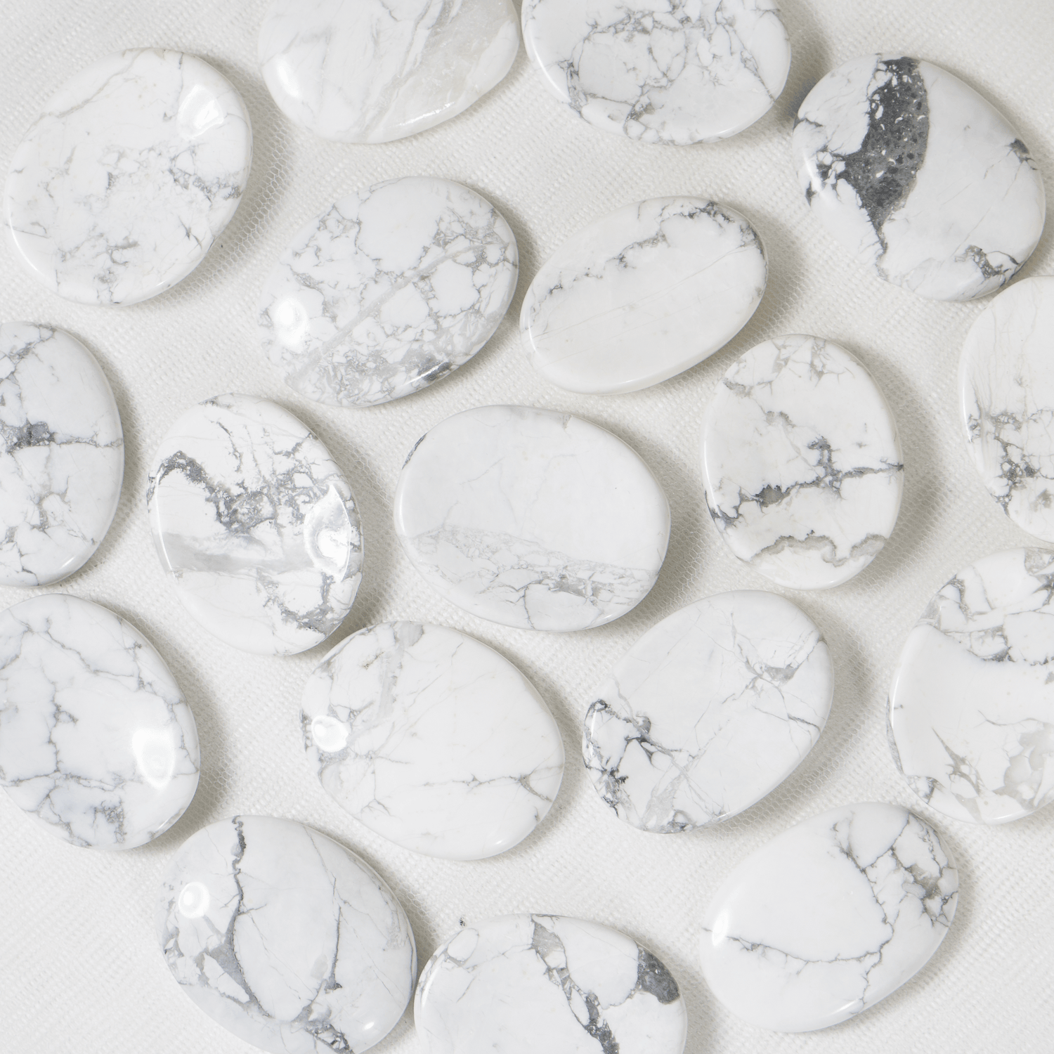 Howlite Pocket Stones (Inspiration and Truth)  DestGlow