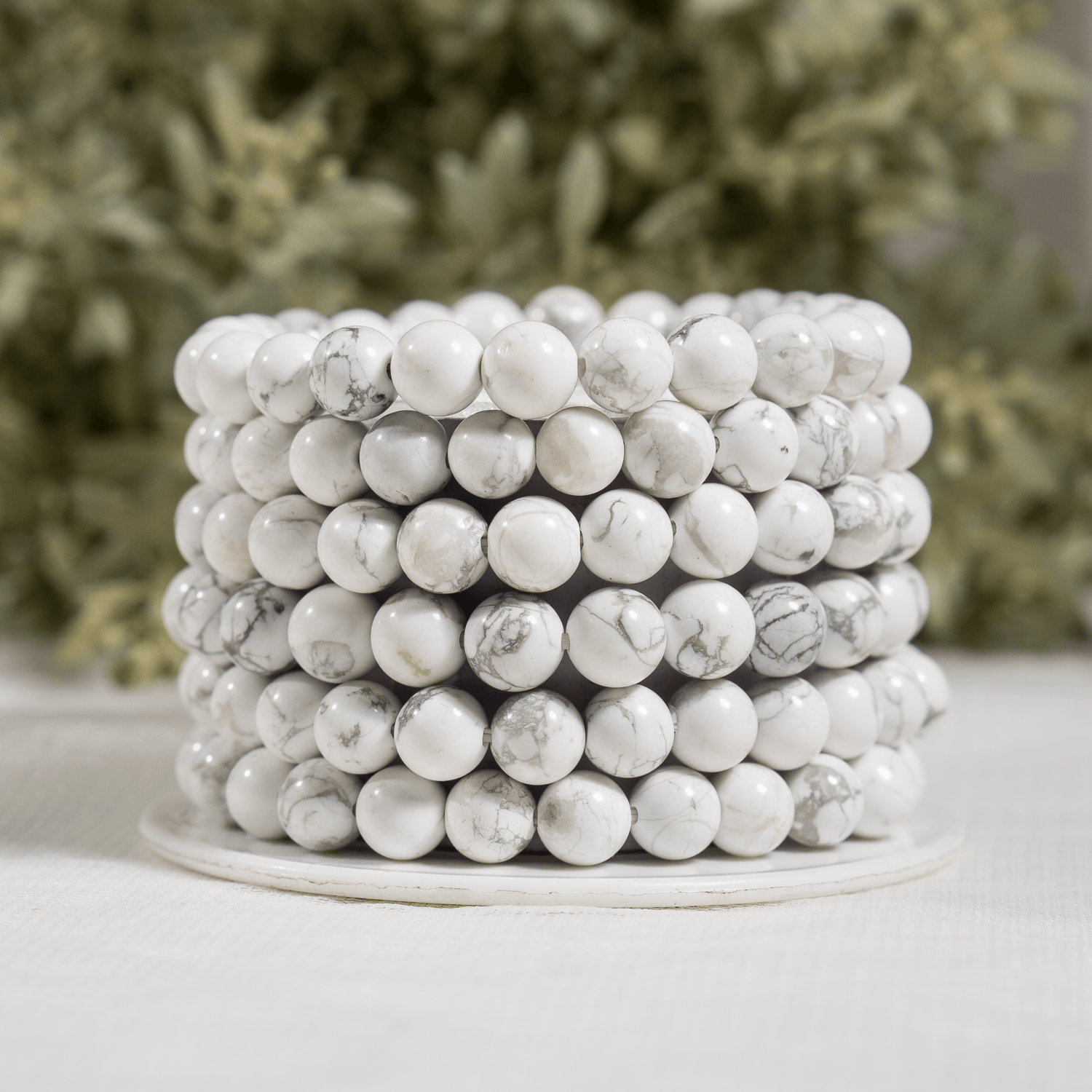 Howlite Bracelet (Insight and  Stress Relief).  DestGlow